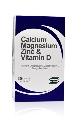 Phytodef Calcium Magnesium Zinc & Vitamin D Kapsül